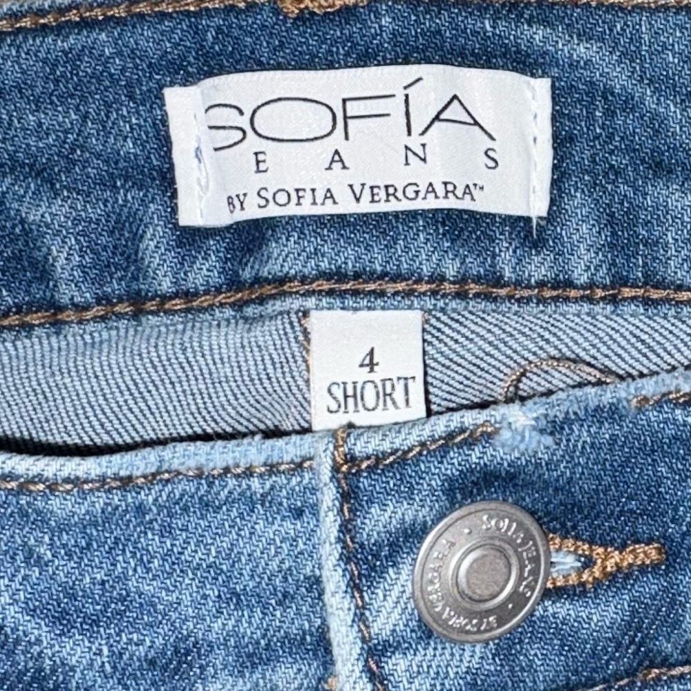 sofia by sofia vergara Medium Blue Flare Jeans wi… - image 2